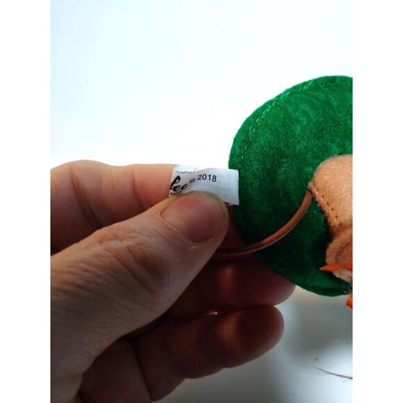 ANNALEE Irish St Patrick's Day Little Mouse Inside Hat Vintage 3.5" Kitsch - Picture 6 of 7